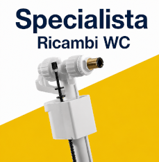 Specialista sanitario, ricambi WC